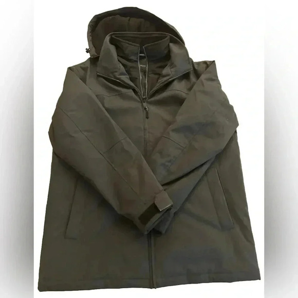 Women’s Weatherproof Double Zip Grey Jacket Size Large - Picture 1 of 8